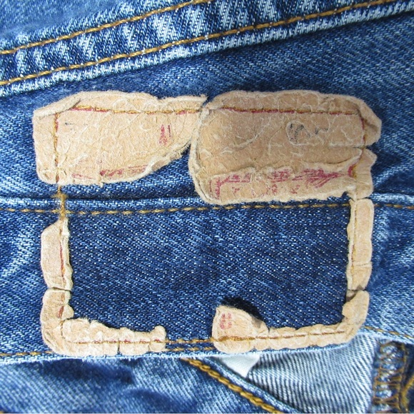 Levi’s Vintage Denim Jeans Bleach Acid Wash Detail Size 27 - Picture 7 of 17